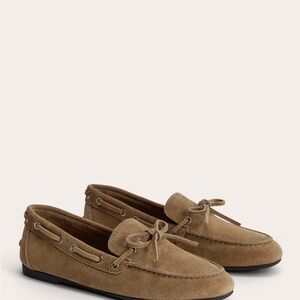 Everlane Suede and Leather Boat Shoes